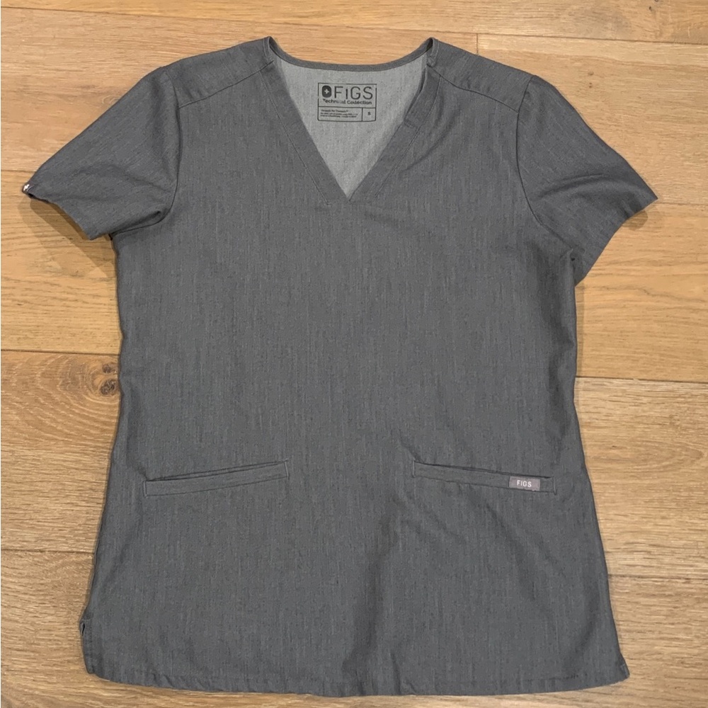 FIGS Women's Graphite Scrub Set | Casma Top Small | Yola Pants S/P - Picture 3 of 16